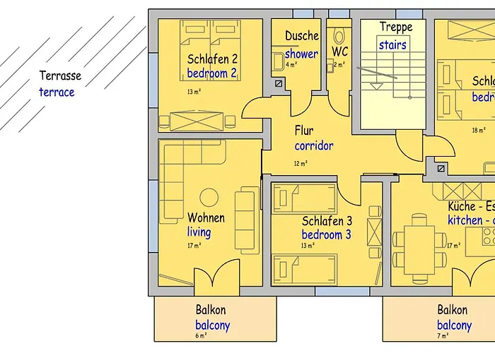 公寓 Am Keschtewaeldele ****